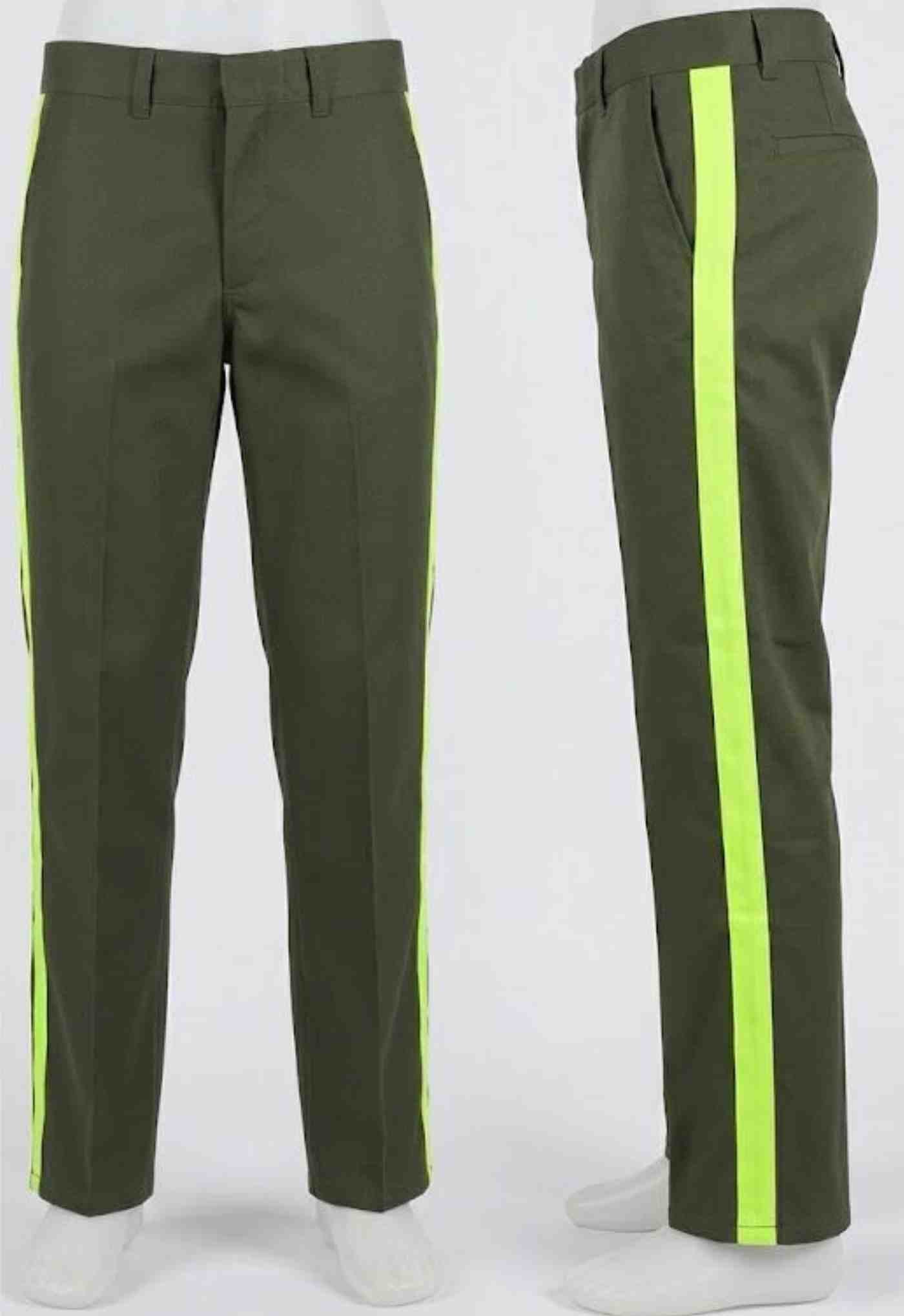 PANTALON VERDE CON CINTA LATERAL TIPO DIGESETT