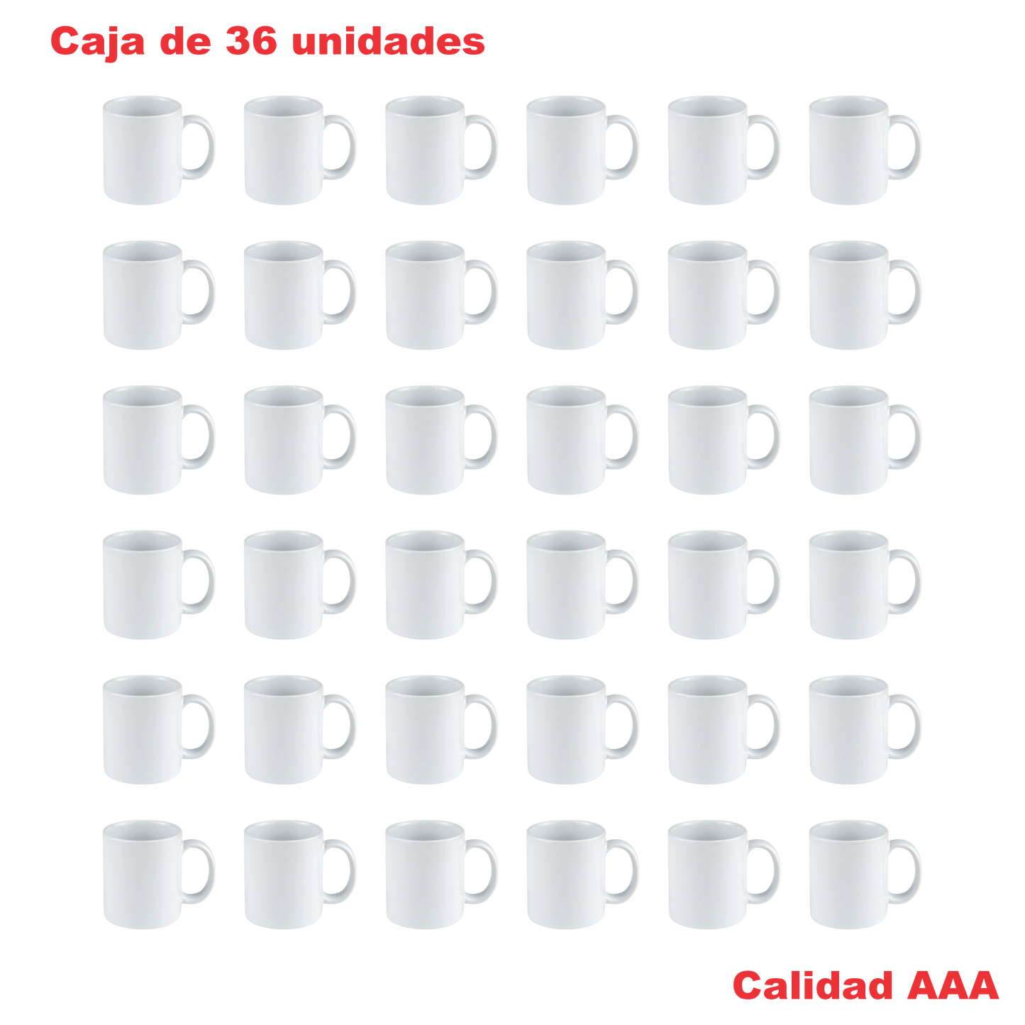 Taza blanca sublimacion calidad AAA