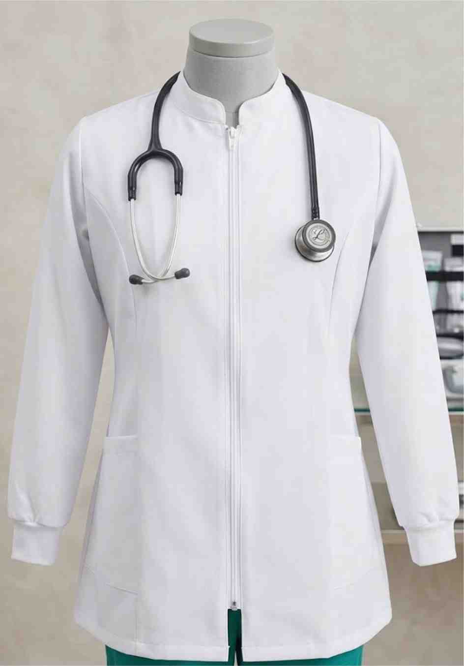 BATAS DE MEDICINA  CON ZIPPER