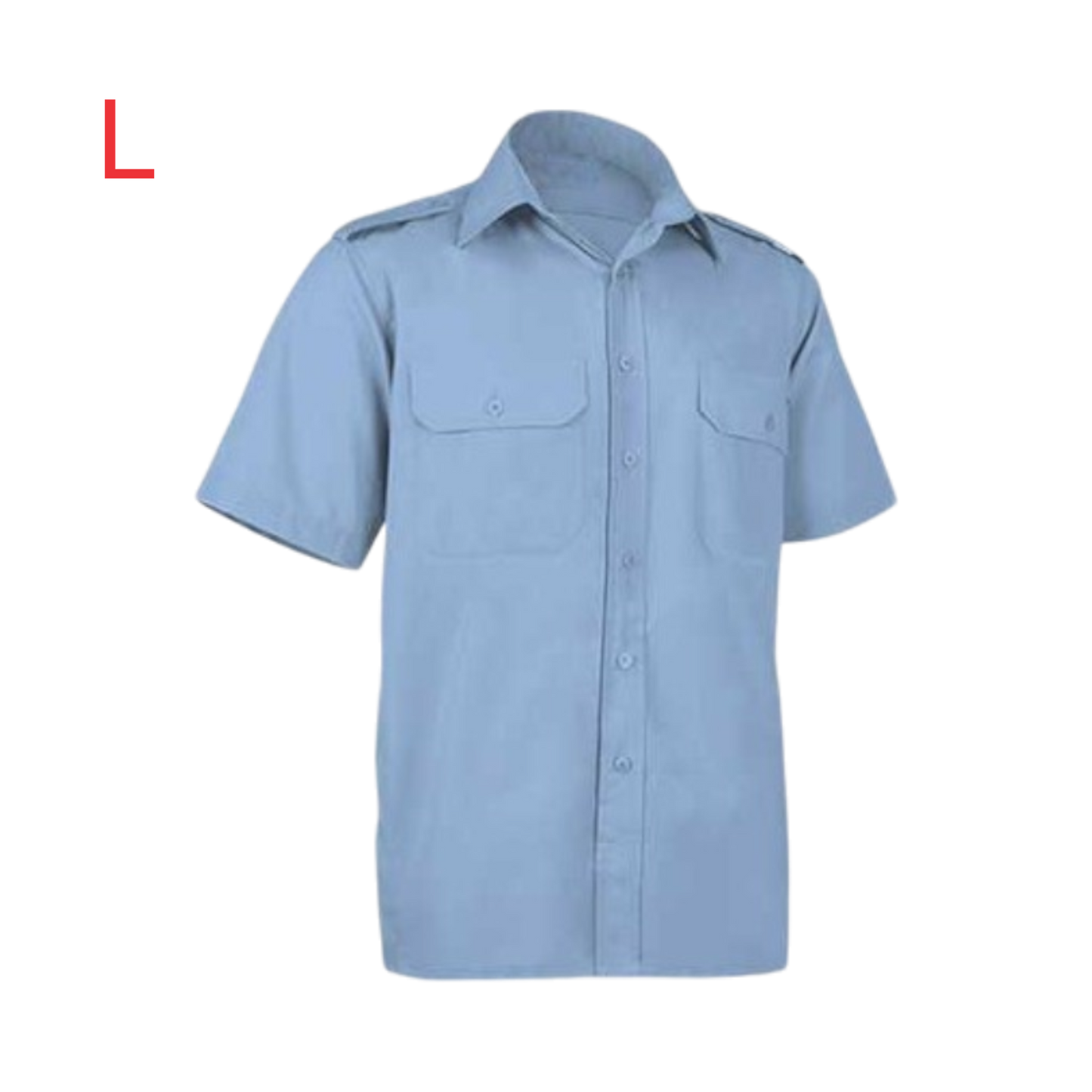 Camisa de seguridad con tapas y galones