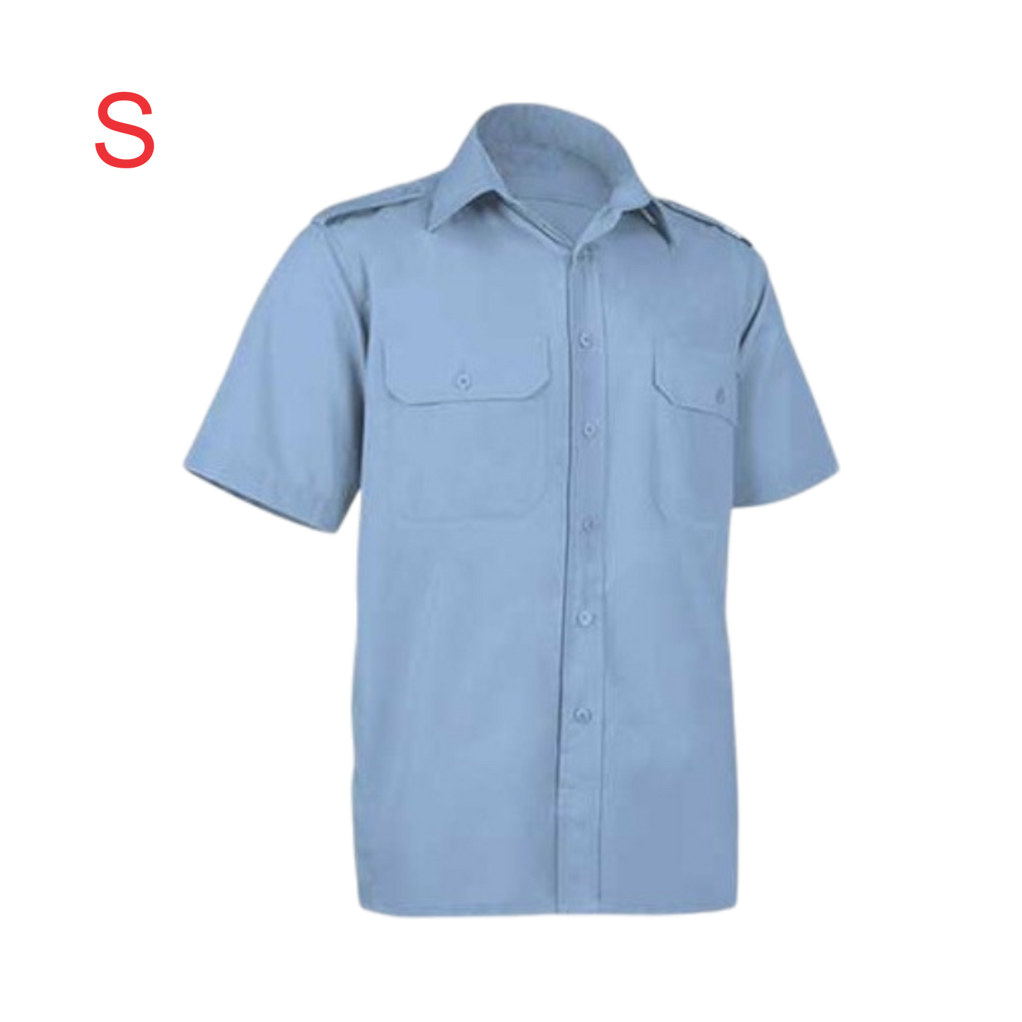 Camisa de seguridad con tapas y galones