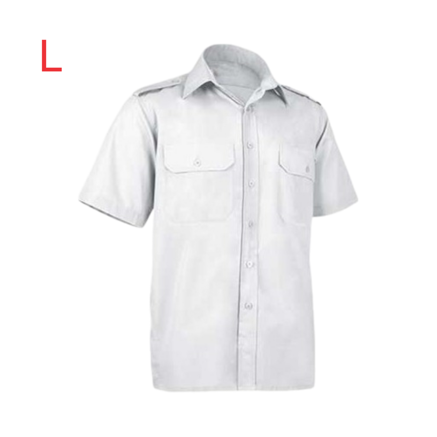 Camisa de seguridad con tapas y galones