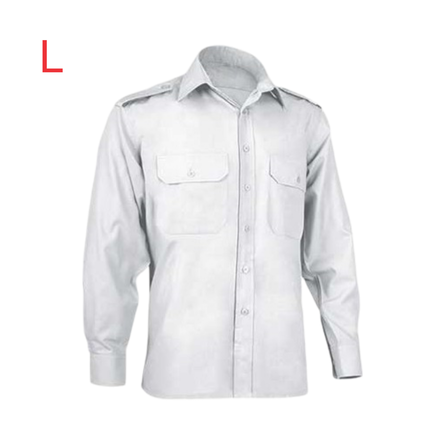 Camisa de seguridad con tapas y galones