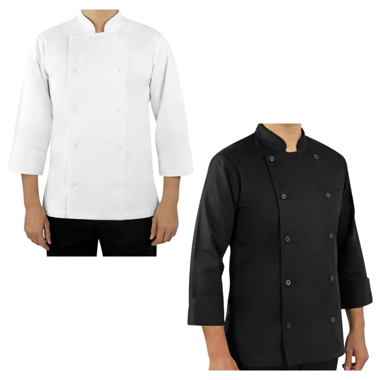 Chaqueta de cocina mangas 3/4