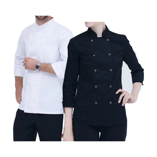 Chaqueta Chef Elegance mangas largas