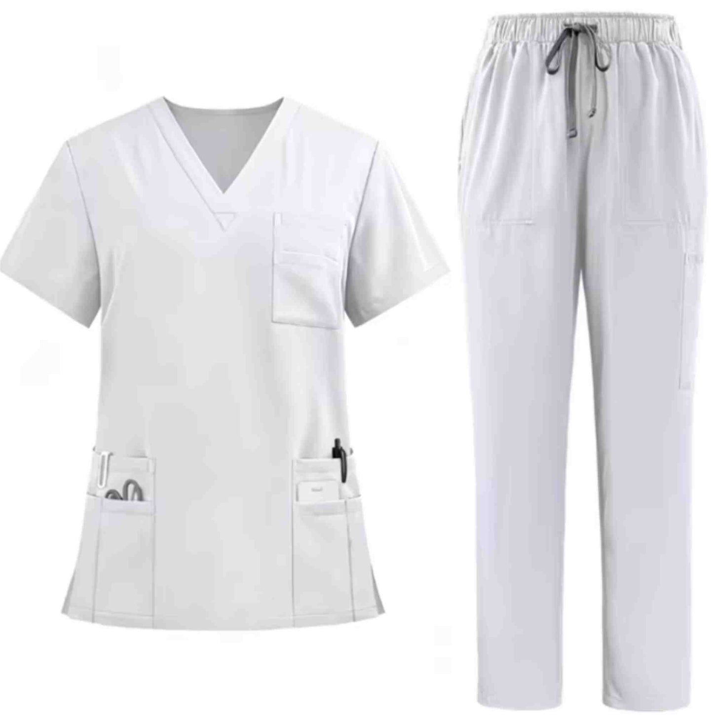 CONJUNTO DE CIRUGIA CUELLO V NYLON/ POLYESTER/6%ELASTANO