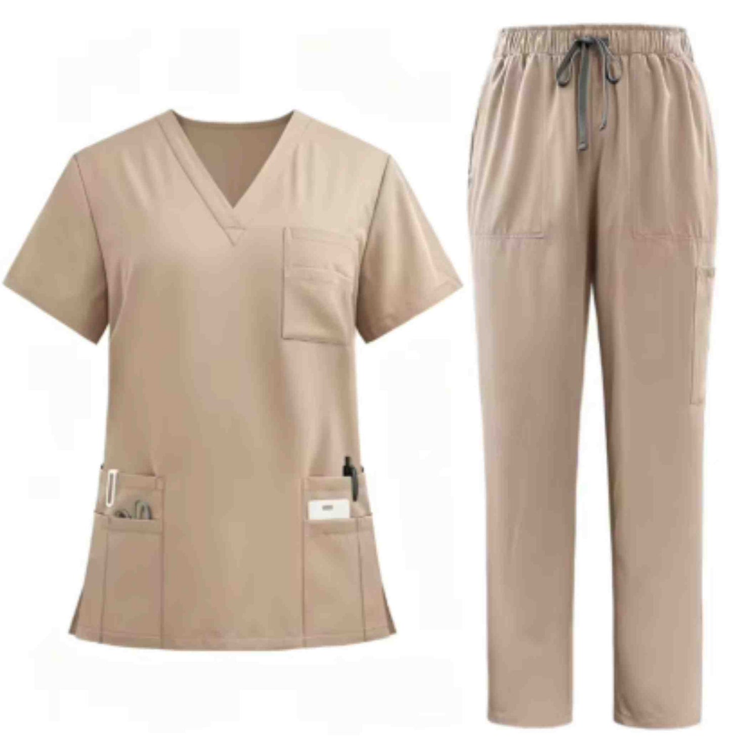 CONJUNTO DE CIRUGIA CUELLO V NYLON/ POLYESTER/6%ELASTANO