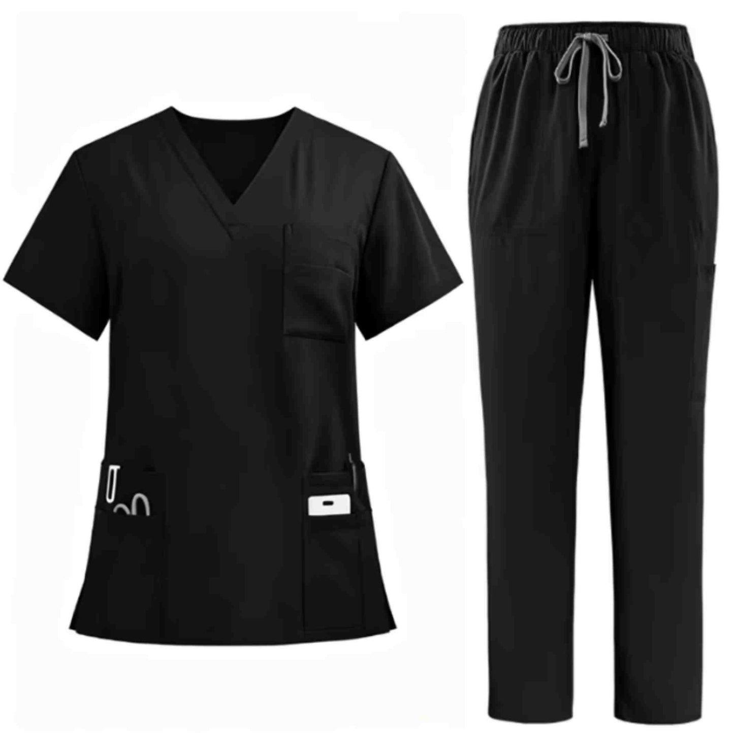 CONJUNTO DE CIRUGIA CUELLO V NYLON/ POLYESTER/6%ELASTANO