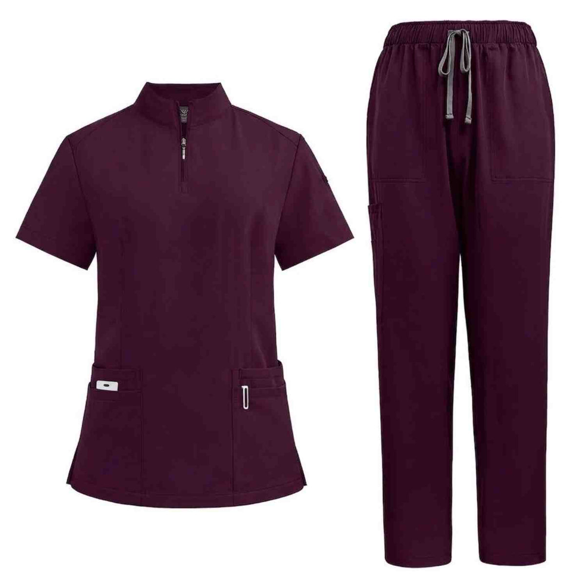 Conjunto de cirugia cuello Mao con zipper