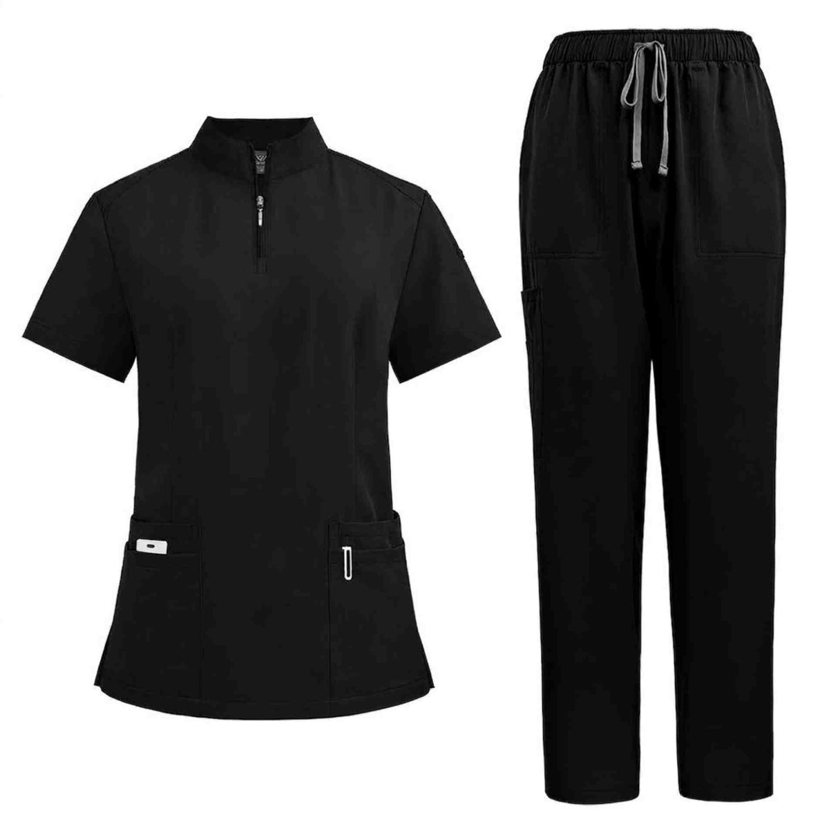 Conjunto de cirugia cuello Mao con zipper