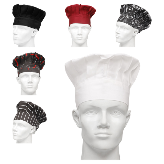 Gorro de cocina tipo hongo