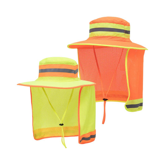 Gorro de Seguridad Reflectivos con Proteccion Solar