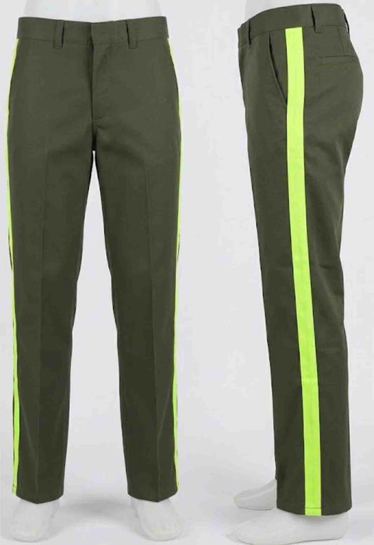 PANTALON VERDE CON CINTA LATERAL TIPO DIGESETT