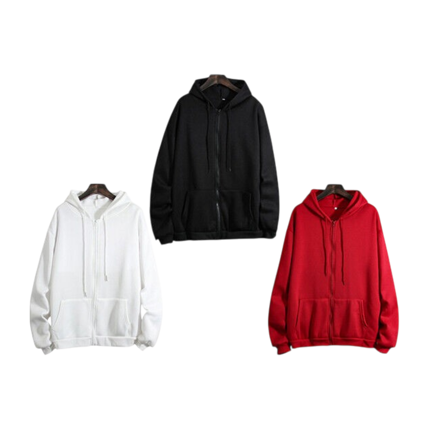 Sudadera hoodie con zipper