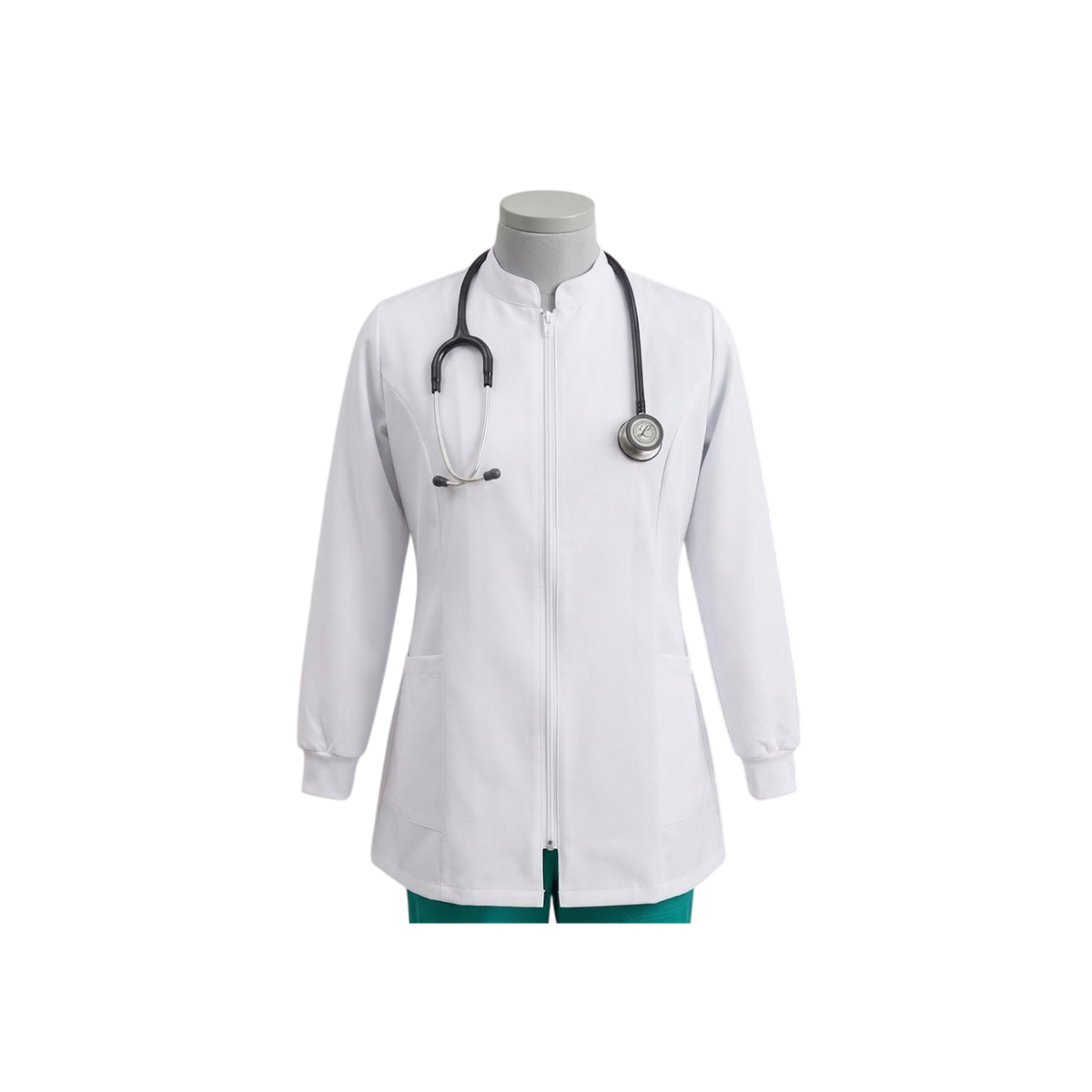 BATAS DE MEDICINA  CON ZIPPER