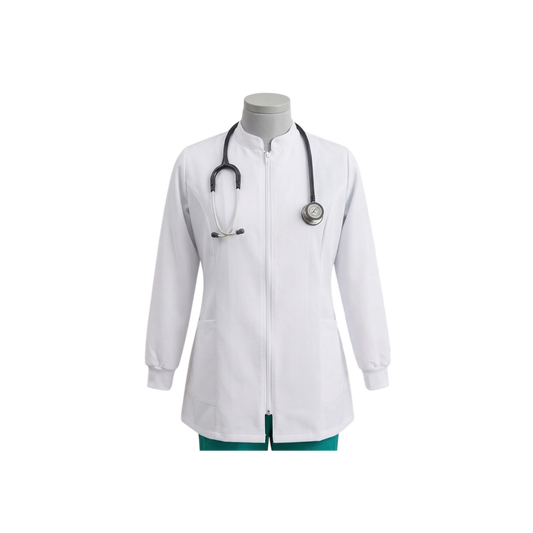 BATAS DE MEDICINA  CON ZIPPER