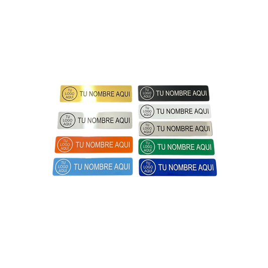 Plaquita Name Tag personalizado